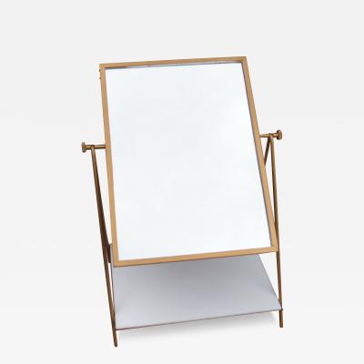 Paul McCobb Swiveling Table Mirror with Shelf by Paul McCobb for Bryce Originals