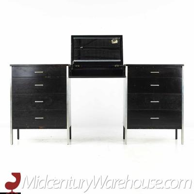 Paul McCobb for Calvin Linear Mid Century Vanity Cabinet