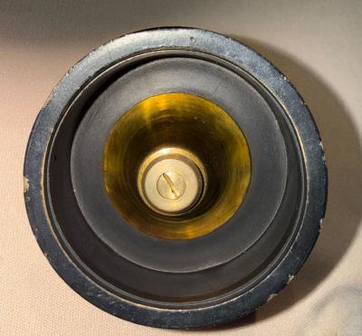 Paul Milet S vres Ceramic Vase with Patinated Metal Mounts by Paul Milet France 1920s