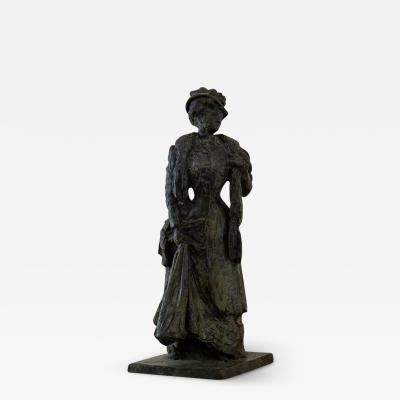 Paul Moreau Vauthier A Late 19th Century French Bronze Figure by P Moreau Vauthier