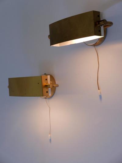 Paul Neuhaus Leuchten Set of Two Elegant Mid Century Modern Sconces by Paul Neuhaus Germany 1950s