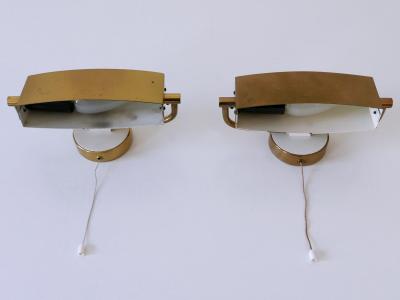 Paul Neuhaus Leuchten Set of Two Elegant Mid Century Modern Sconces by Paul Neuhaus Germany 1950s