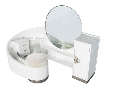 Paul Poiret Curved Art Deco Modern Vanity Set By Paul Poiret