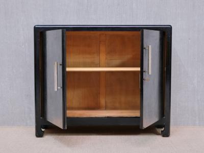 Paul Poiret Paul Poiret Attributed Cabinet in Lacquered Wood Atelier Martine France 1920s