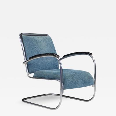 Paul Schuitema 1930s design Paul Schuitema chromed Bauhaus armchair