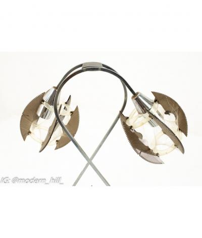 Paul Secon for Sompex Mid Century String and Chrome Lamp