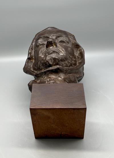 Paul Serst Head of a Berber man terracotta sculpture Paul Serst Belgium circa 1940