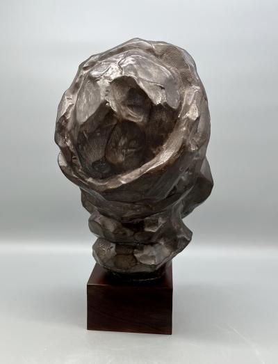 Paul Serst Head of a Berber man terracotta sculpture Paul Serst Belgium circa 1940