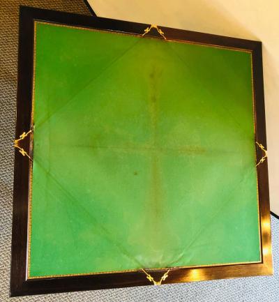 Paul Sormani 19th Century French Ormolu Folding Card Envelope Table Signed P Sormani