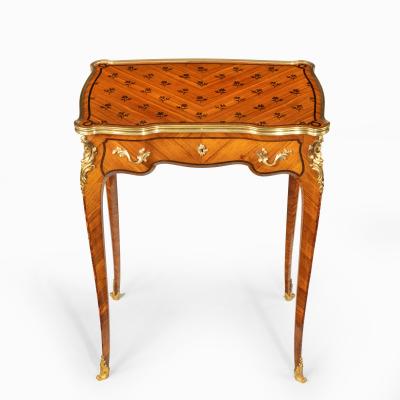 Paul Sormani A delicate Napoleon III kingwood parquetry side table attributed to Sormani