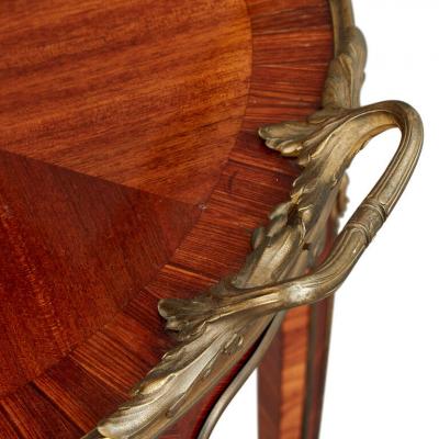 Paul Sormani Antique ormolu mounted tea table attributed to Paul Sormani