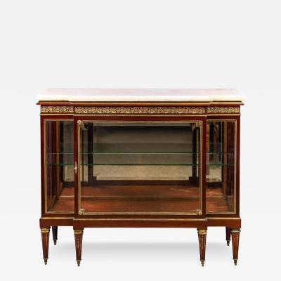 Paul Sormani Exquisite Quality French Ormolu Mounted Vitrine Commode Cabinet C 1880