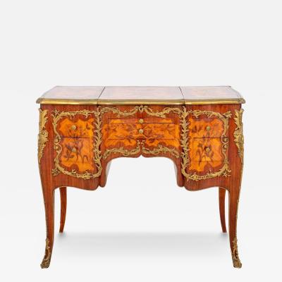 Paul Sormani Louis XV Parquetry Vanity Table by Paul Seormani