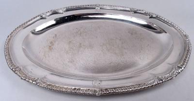 Paul Storr Paul Storr English Georgian Order of the Garter Tray 1810