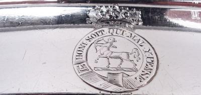 Paul Storr Paul Storr English Georgian Order of the Garter Tray 1810