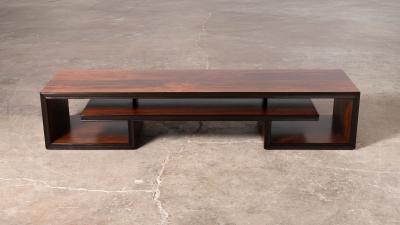 Paul T Frankl Paul Frankl Brazilian Rosewood Coffee Table Model 5003 for Johnson Furniture 50s