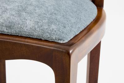 Paul T Frankl Paul T Frankl pair of side chairs curly walnut mohair velvet 1933