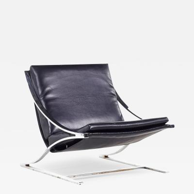 Paul Tuttle Paul Tuttle for Carson Johnson Mid Century Z Chrome Lounge Chair