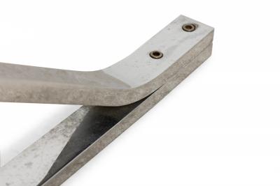 Paul Tuttle Paul Tuttle for Strassel Zeta Brown Cantilever Chrome Spring Lounge Chair