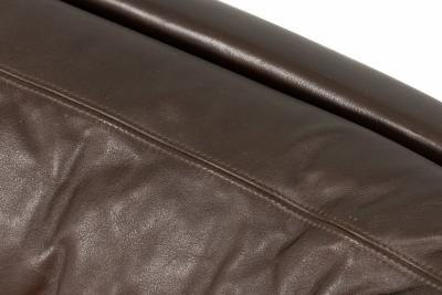 Paul Tuttle Paul Tuttle for Strassel Zeta Brown Cantilever Chrome Spring Lounge Chair