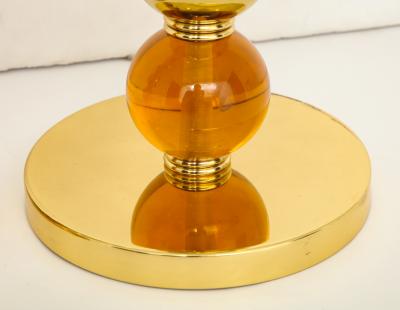 Paul Veronese Ulen Pair of Murano glass lamps in the style of Veronese