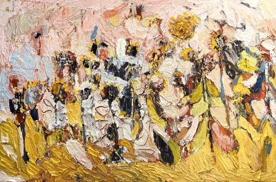 Paul Wadsworth Sunflowers