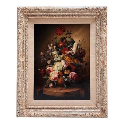 Paul Wann Antique Austrian Still Life Oil Painting by Paul Wann