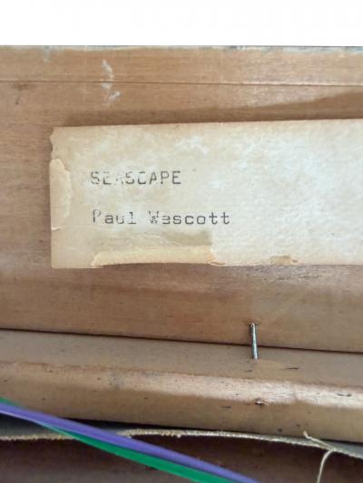 Paul Wescott Seascape by Paul Wescott c 1950s