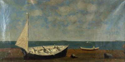Paul Wescott Seascape by Paul Wescott c 1950s