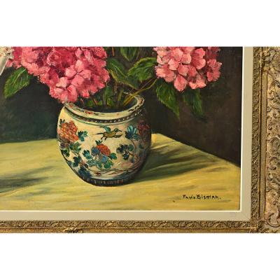 Paule Bisman Framed Painting by Belgium Artist Paule Bisman