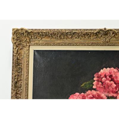 Paule Bisman Framed Painting by Belgium Artist Paule Bisman
