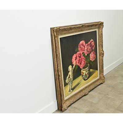 Paule Bisman Framed Painting by Belgium Artist Paule Bisman