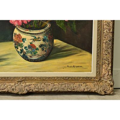 Paule Bisman Framed Painting by Belgium Artist Paule Bisman