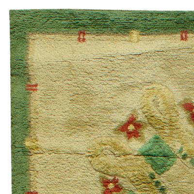 Paule Leleu VINTAGE FRENCH DECO RUG BY PAULE LELEU