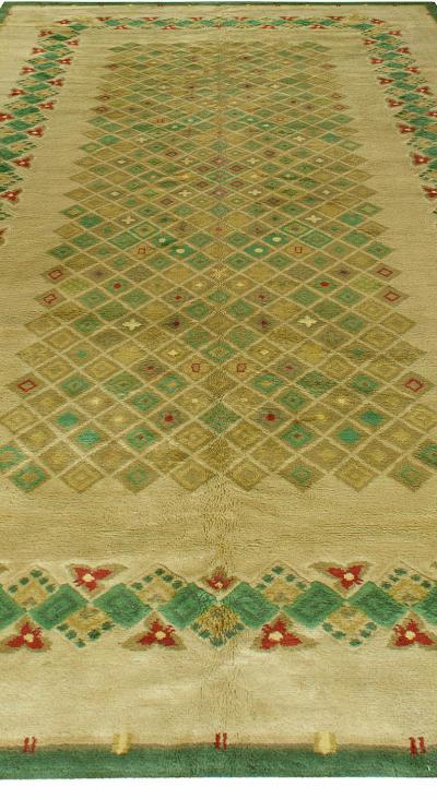 Paule Leleu VINTAGE FRENCH DECO RUG BY PAULE LELEU