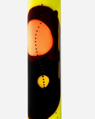 Pauline Couble Three luminous resin columns by Pauline Couble France circa 2012