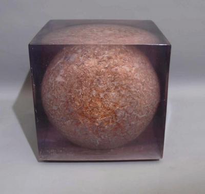 Pauline Couble Three resin light sculptures Planets by Pauline Couble France circa 2000