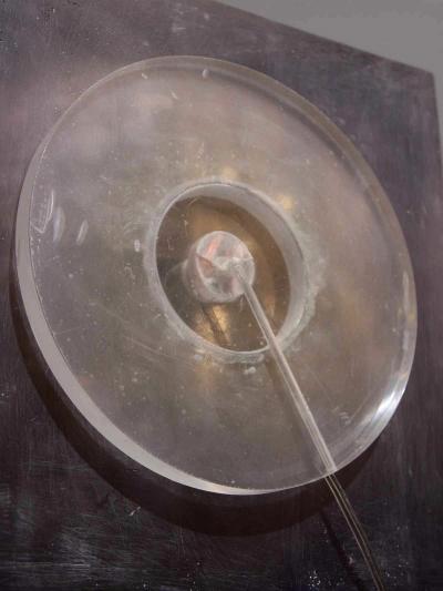 Pauline Couble Three resin light sculptures Planets by Pauline Couble France circa 2000