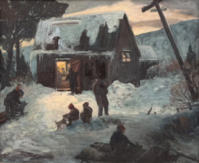 Pauline Elizabeth Law Cozy Snowy Winter Fun 