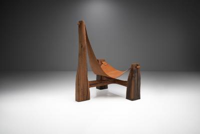 Pavel Novak Pair of Tripod Lounge Chairs by Pavel Novak Czechoslovakia 1980s