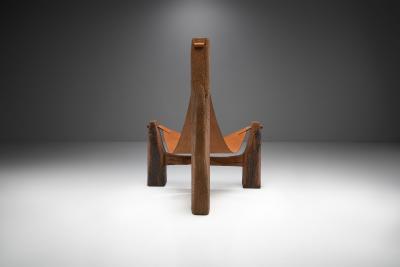 Pavel Novak Pair of Tripod Lounge Chairs by Pavel Novak Czechoslovakia 1980s