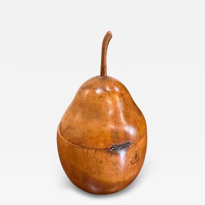 Pear form Tea Caddy