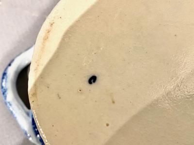 Pearlware Chestnut Basket Early 19th Century