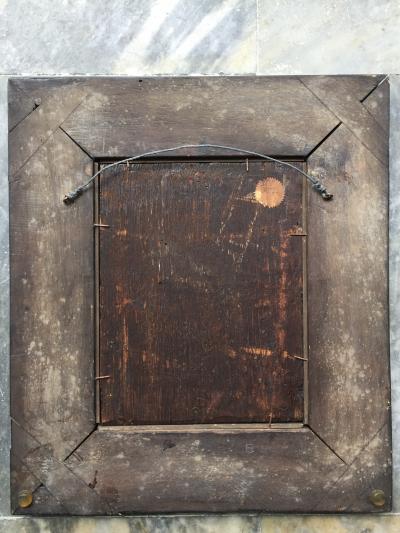 Peasant Inn Scene 17th century Old Master painting Circle of Adriaen Brouwer