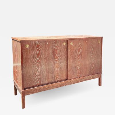 Peder Moos Custom Early Modernist Sideboard in Limed Oak by Peder Moos