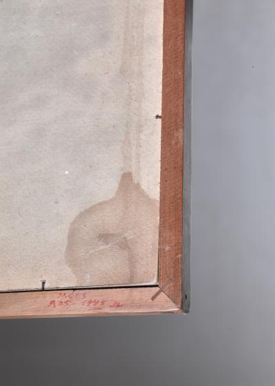 Peder Moos Peder Moos Rare Signed rectangular pine mirror 1945