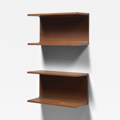 Pedersen Hansen Pair of Pedersen Hansen wall shelves