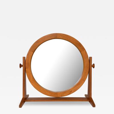 Pedersen Hansen Pedersen Hansen Large Teak Table Top Vanity Mirror