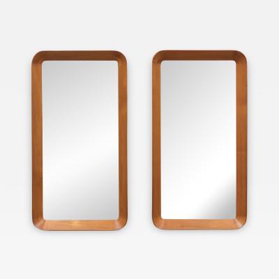 Pedersen Hansen Scandinavian Modern Pedersen Hansen Teak Wall Mirrors