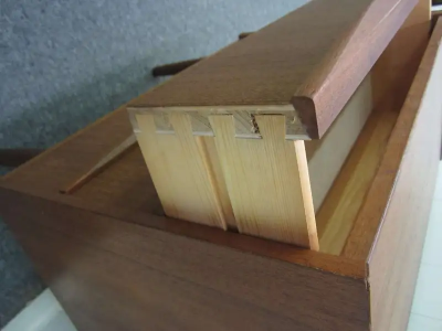 Pedersen Hansen Tall Danish Modern Teak Entry Mirror Shelf Small Cabinet Pedersen and Hansen